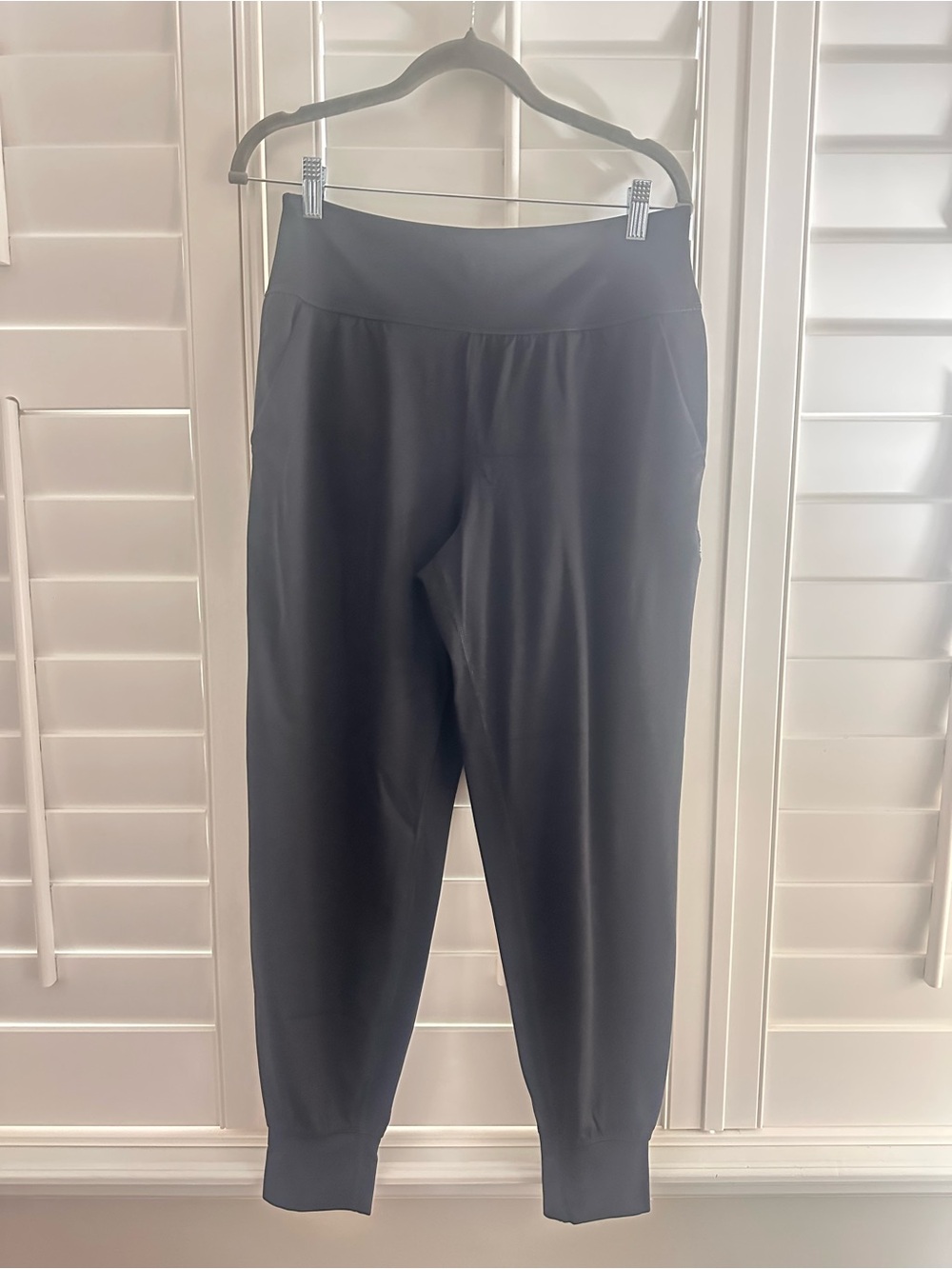 Women's Black High-Waist Jogger Pants